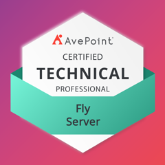 AvePoint Certified Technical Professional – Fly Server